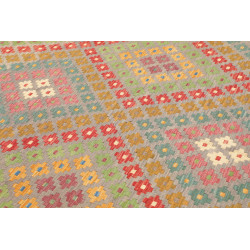 Rug Kilim Afghanistan 200x295 Grey Blue Pastel