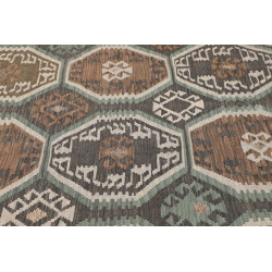 Rug Kilim Afghanistan 211x296 Brown Grey Beige