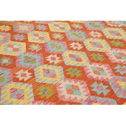 Tappeto Kilim Afghanistan 254x294 Terracotta Ar