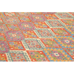 Tappeto Kilim Afghanistan 257x346 Arancione Ros