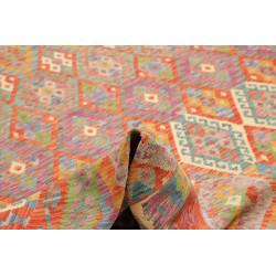 Tappeto Kilim Afghanistan 257x346 Arancione Ros