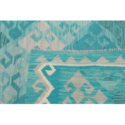 Tappeto Kilim Afghanistan 242x297 Azzurro Turch