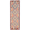 Rug Kilim Afghanistan 59x189 Light Blue Orange