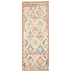 Rug Kilim Afghanistan 78x198 Cream Terracotta M