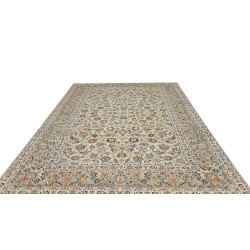 Hand Made Rug Kashan Persia 245x347 Sage Green