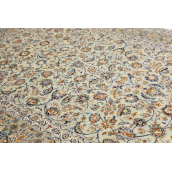 Hand Made Rug Kashan Persia 245x347 Sage Green