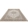 Hand Made Rug Kashan Persia 243x352 Cream White