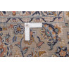 Hand Made Rug Kashan Persia 243x352 Cream White