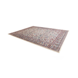 Hand Made Rug Mashad Persia 305x392 Cream Blue