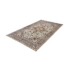 Hand Made Rug Kashan Fine Persia 150x250 Cream