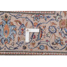 Hand Made Rug Kashan Persia 198x303 Ivory Blue