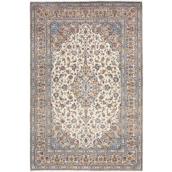 Hand Made Rug Kashan Persia 205x310 Cream Beige