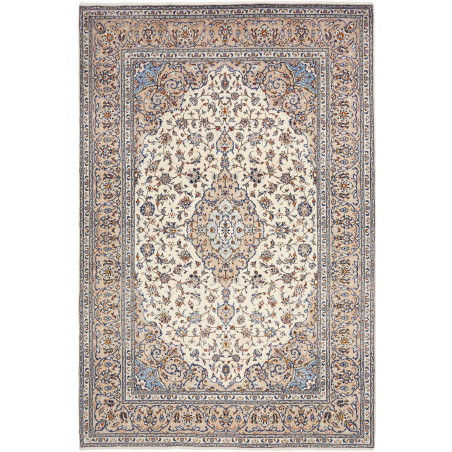 Hand Made Rug Kashan Persia 205x310 Cream Beige