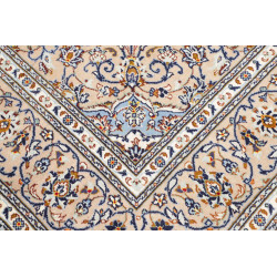 Hand Made Rug Kashan Persia 205x310 Cream Beige