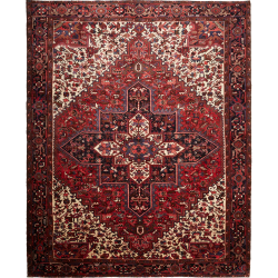 Gorawan 280x342 Cm Gorawan, Persia, Hand-carded Wool (cotton