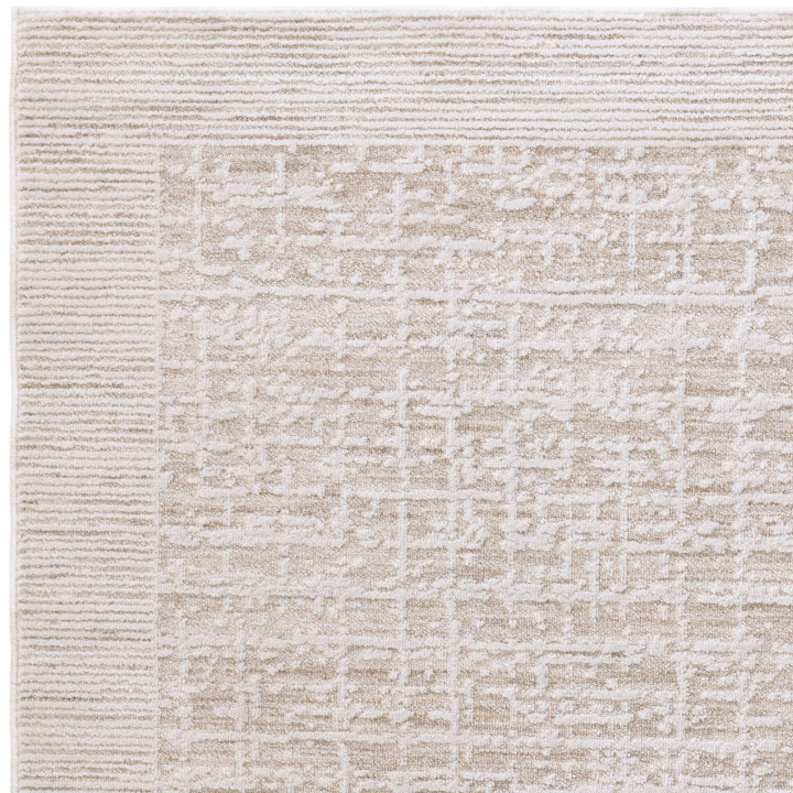 Tappeto Anders astratto beige tortora e crema 16