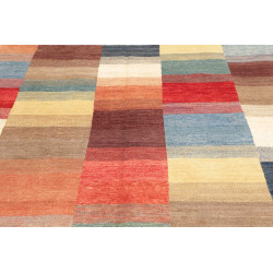 Hand Made Rug Mosaic Pakistan 192x286 Multicolo