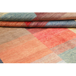 Hand Made Rug Mosaic Pakistan 192x286 Multicolo