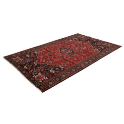 Hand Made Rug Shiraz Persia 163x258 Dark Red Na