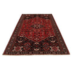Hand Made Rug Shiraz Persia 163x258 Dark Red Na