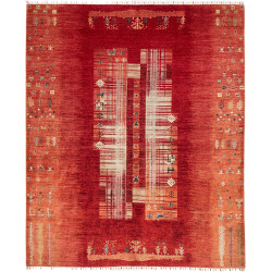 Hand Made Rug Siva Pakistan 244x290 Terracotta