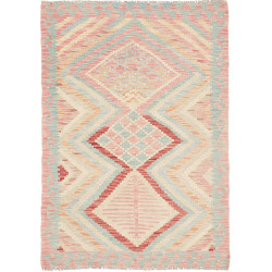 Hand Made Rug Kilim Afghanistan 98x139 Light Pi