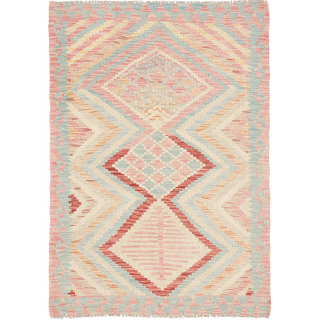Hand Made Rug Kilim Afghanistan 98x139 Light Pi