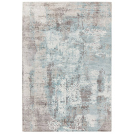 Rug Gatsby abstract blue grey beige 240x340 cm
