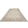 Hand Made Rug Kashan Persia 253x415 Cream White