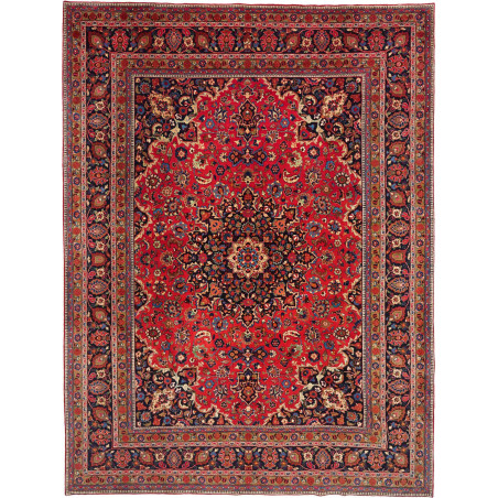 Tappeto Originale Mashad Persia 297x395 Rosso B