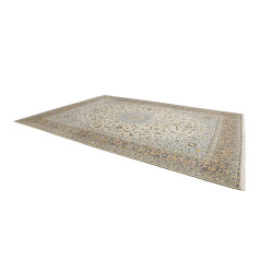 Hand Made Rug Kashan Persia 320x442 Cream White