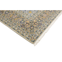 Hand Made Rug Kashan Persia 320x442 Cream White