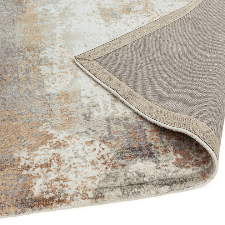 Tappeto Gatsby astratto rame e arancione 120x170