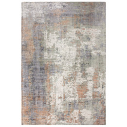Rug Gatsby abstract grey orange beige green 160x