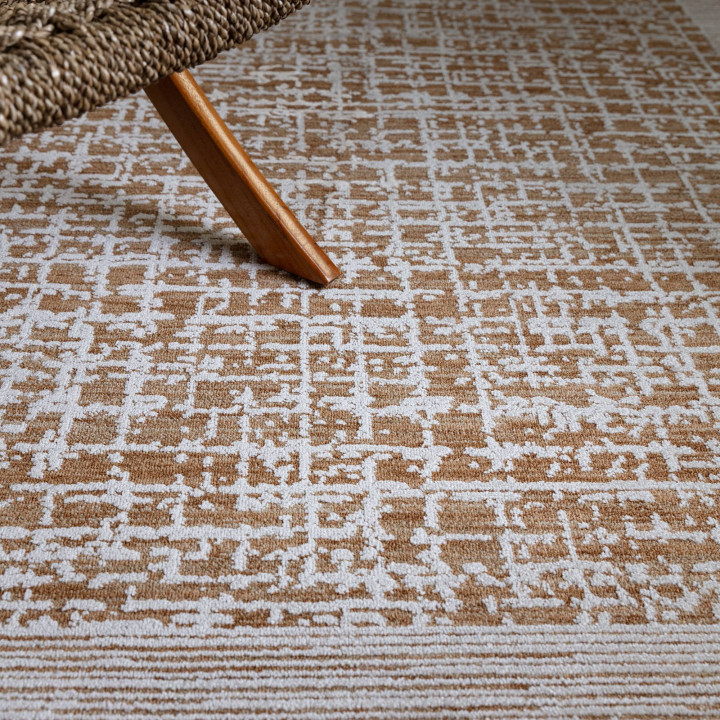 Rug Anders abstract beige and light brown 160x24