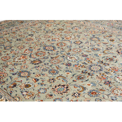 Tappeto Originale Kashan Persia 273x422 Azzurro
