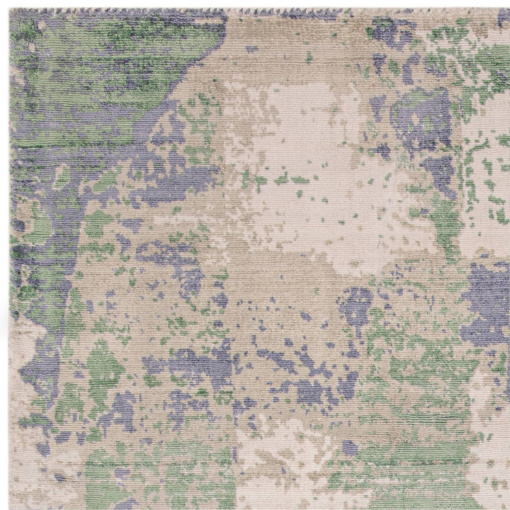 Rug Gatsby abstract green grey ivory 160x230 cm