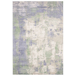 Tappeto Gatsby astratto verde e blu 240x340 cm