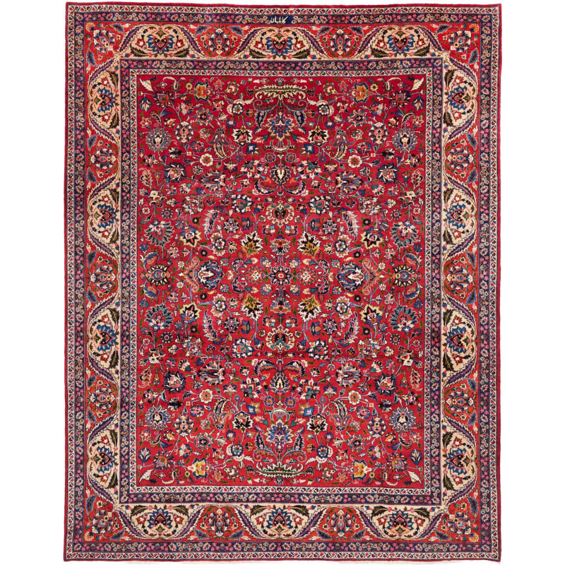 Tappeto Originale Mashad Persia 298x380 Rosso B