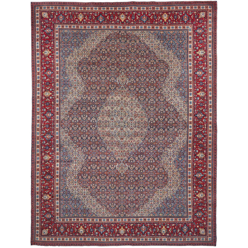 Tappeto Originale Sarough Persia 305x400 Rosso