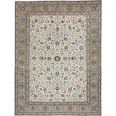 Tappeto Originale Kashan Persia 315x415 Crema B