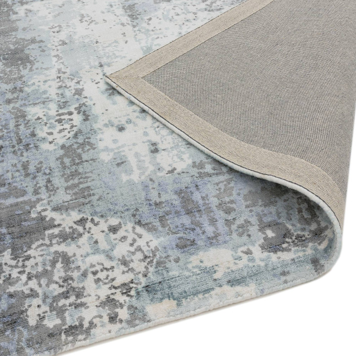 Rug Gatsby abstract blue grey white 240x340 cm