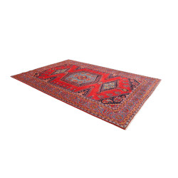 Tappeto Originale Wiss Persia 220x327 Rosso Blu
