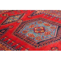 Tappeto Originale Wiss Persia 220x327 Rosso Blu