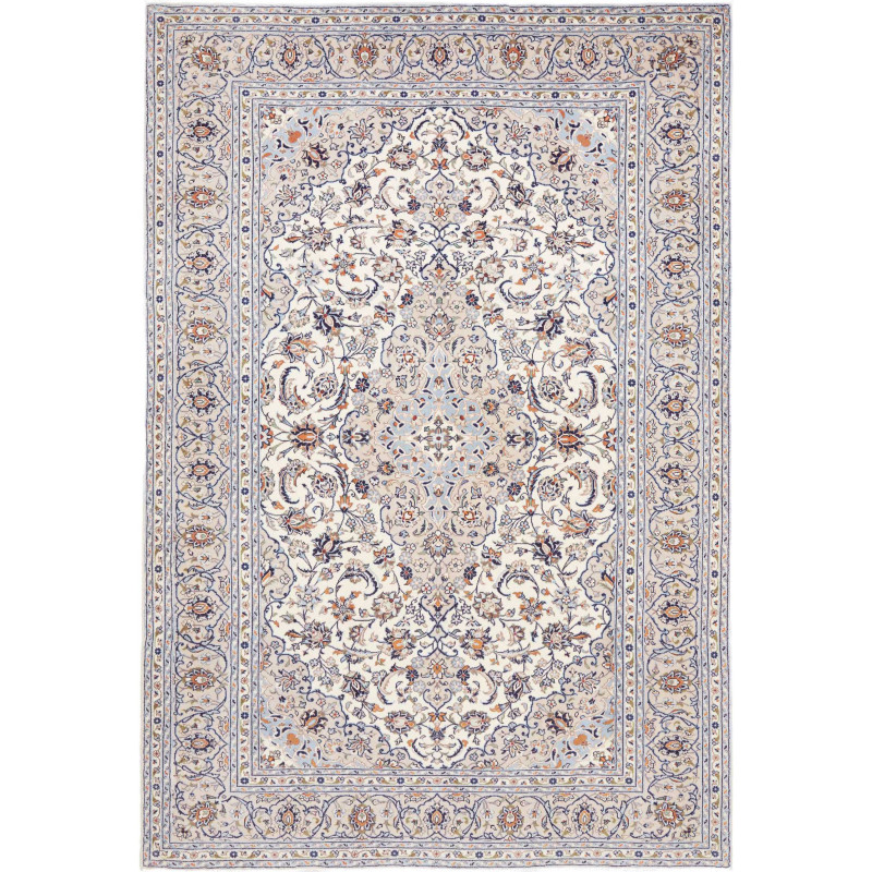 Tappeto Originale Kashan Persia 200x292 Crema B