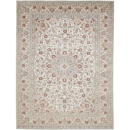 Tappeto Originale Kashan Persia 295x390 Avorio