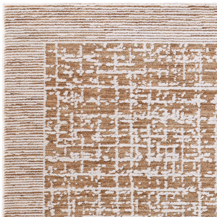 Rug Anders abstract beige and light brown 200x30