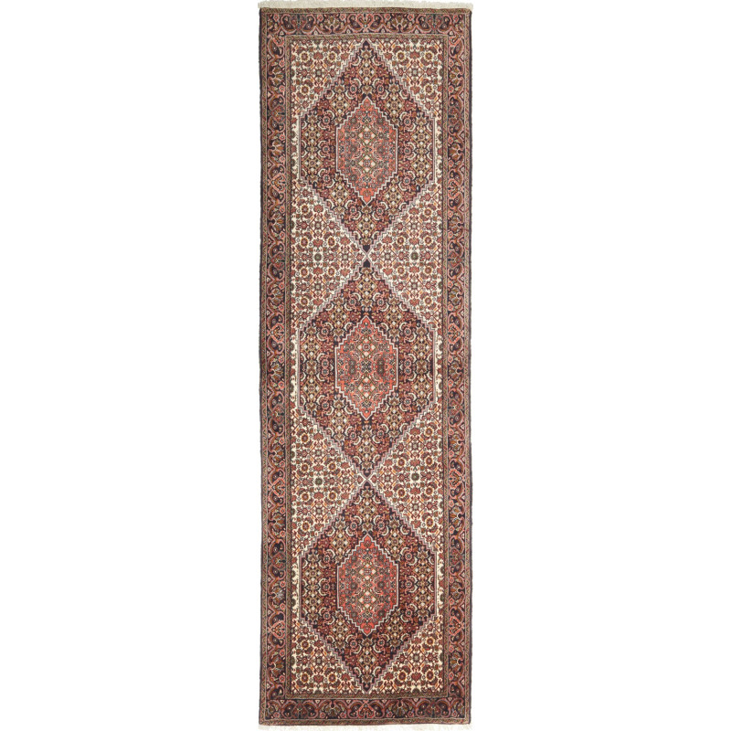 Bidjar 74x251 Cm Bidjar Persia Hand-spun Wool Cotton