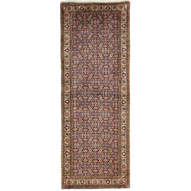 Bidjar 77x207 Cm Bidjar, Persia, Hand-carded Wool, Cotton,