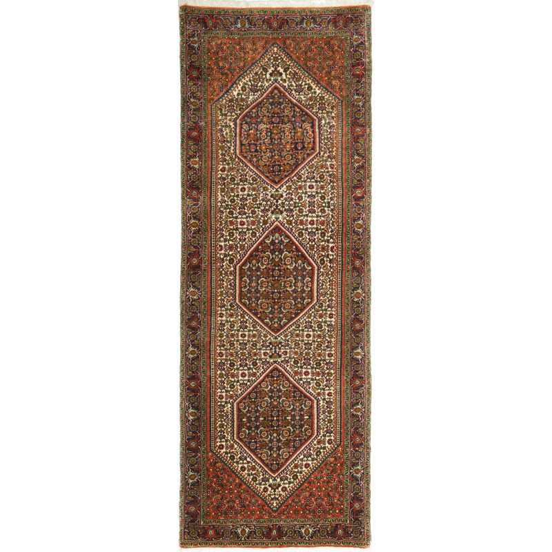 Bidjar 76x211 Cm Bidjar, Persia, Hand-carded Wool, Cotton,